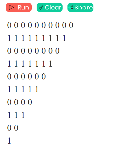 Binary triangle 4