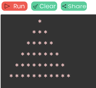 pyramid pattern