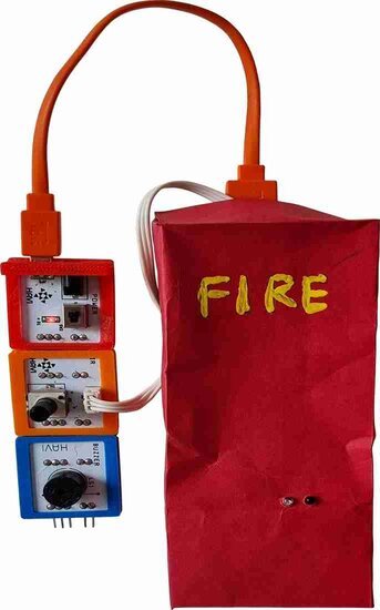 Fire alarm with circuit