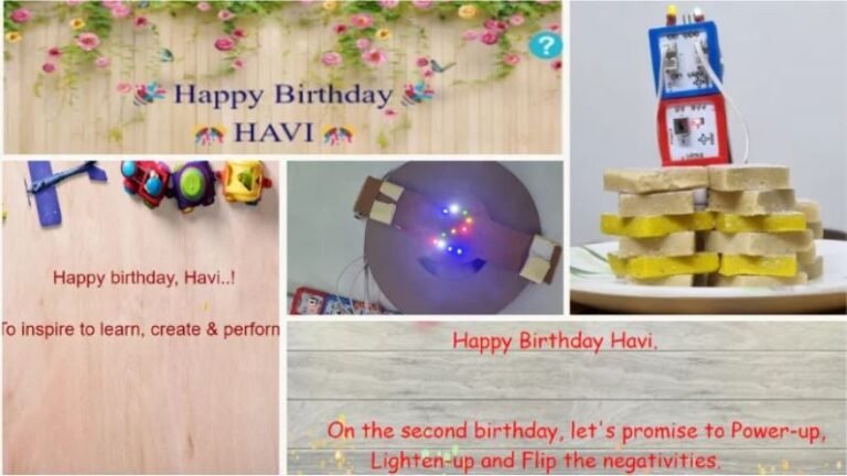 Heroes creations on the second birthday of Havi