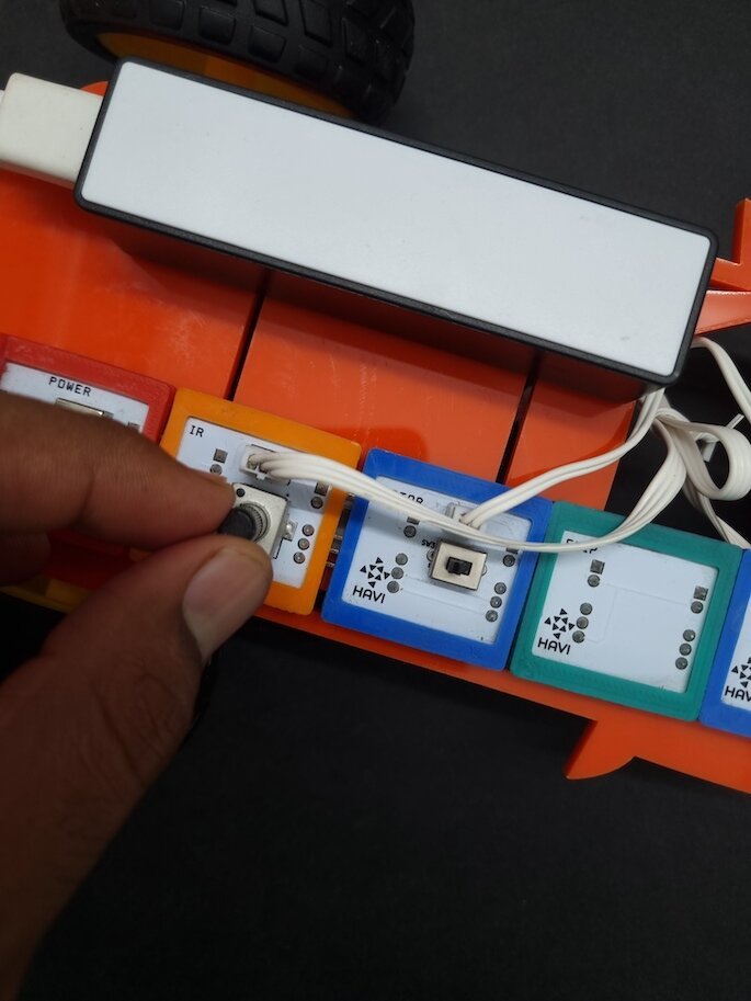 Adjust potentiometer of IR Havi.co