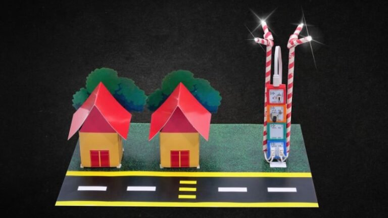 How to make automatic street light project – DIY smart street light model