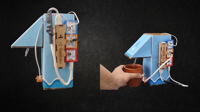 automatic water dispenser making step 17