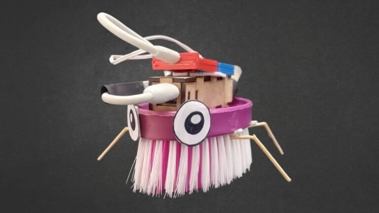 How to make a bristlebot – Easy brushbot robot to make at home