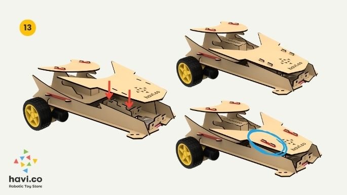 robot car making steps