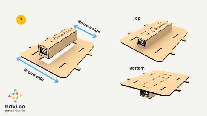 robot car making steps
