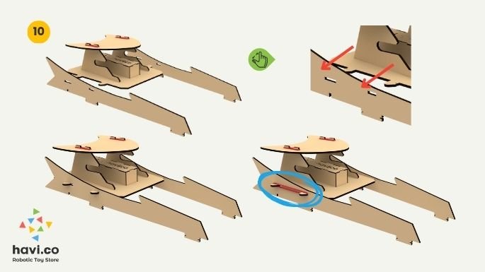 robot car making steps