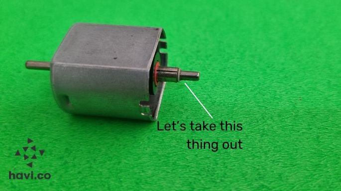 dc motor open body