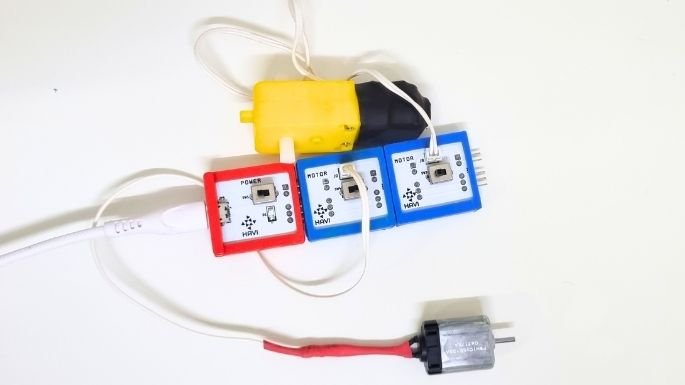 Power motor motor elements
