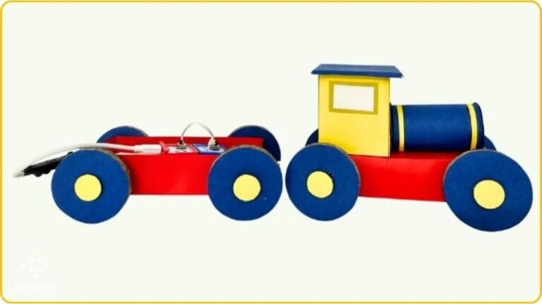 How to make a DIY train with dc motor