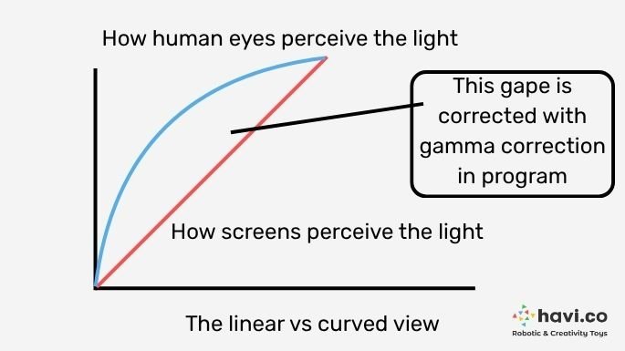 gamma correction graph haviplex.com