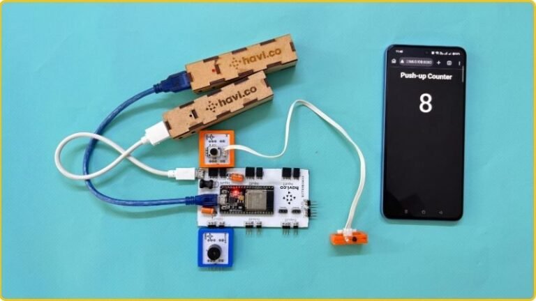 How to make a pushup counter using python and Havi Controller