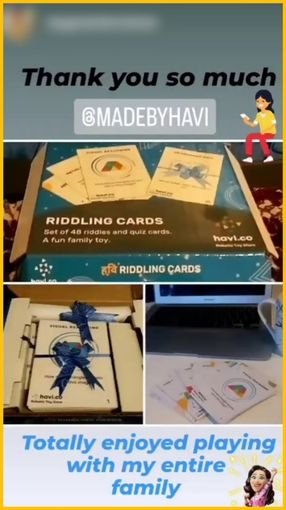 havi riddling cards review 