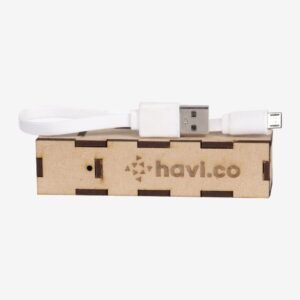 Power bank with USB cable