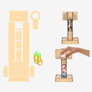 Smart basketball hoop – wooden plates